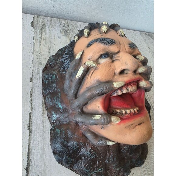 Vintage head rubber Halloween lifelike life-size realistic ground breaker scary - Picture 2 of 9